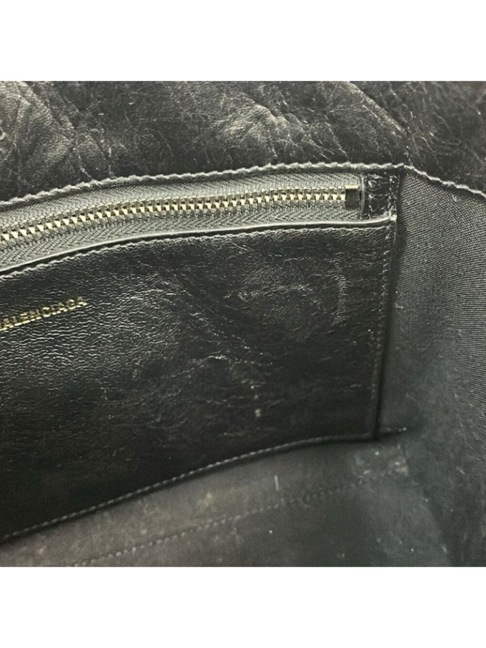 Balenciaga Handbag Barbes Small Black Leather - Picture 11 of 11